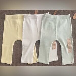 NWT Bundle of 3 Infant Girls Easy-Peasy Leggings Size 9M